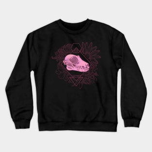 Geometric Fruit Bat Skull Crewneck Sweatshirt